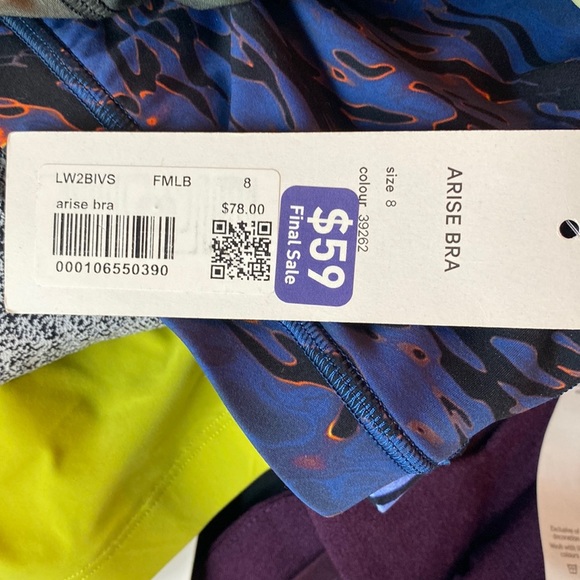 NWT Lululemon Lab Arise Bra FMLB Size 8 - Picture 5 of 5